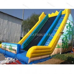 Commercial outdoor inflatable kids playground water slide family backyard inflatable slide