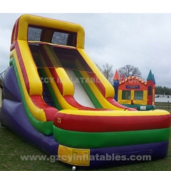 Large commercial inflatable home backyard slide with pool