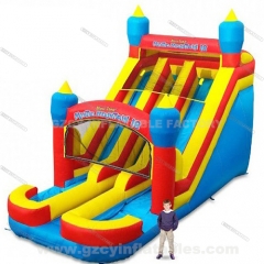 Commercial Inflatable kids Large Bounce Castle Trampoline Water Slide