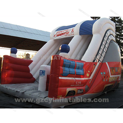 Large inflatable car kids bounce house commercial inflatable slide castle