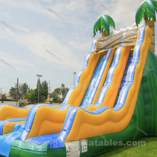 Giant Commercial Kids Inflatable Trampoline Water Slide