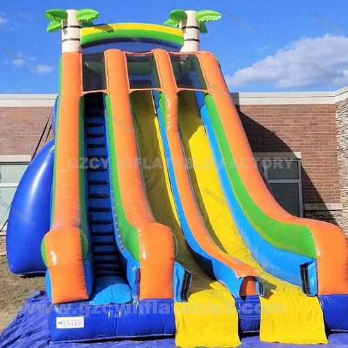 High quality commercial kids inflatable water slide, outdoor adult inflatable water slide