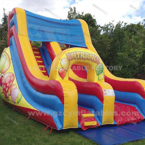 Giant Waterslide Park for Kids ,Climbing Wall, Water Slides Inflatables for Kids and Adults Party