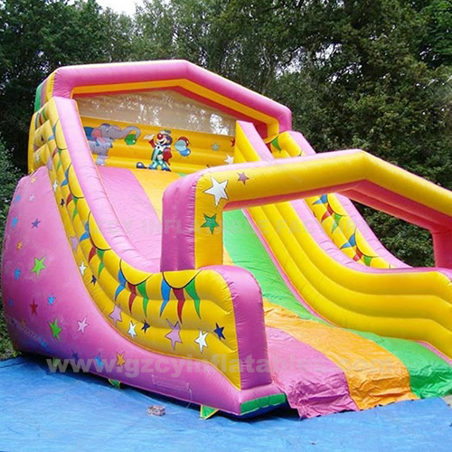Commercial inflatable cartoon slide outdoor inflatable bouncing slide for kids