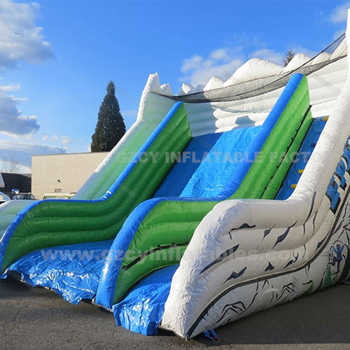 Commercial slide children's large inflatable trampoline castle slide