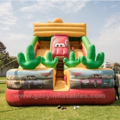 High Quality Large Bouncy Jumping Castles Slides Bounce Car Playground Big Commercial Kids Inflatable Slide