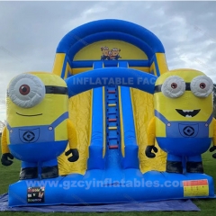 Outdoor kids Toy Cartoon Inflatable Castle Trampoline Slide