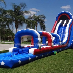 Outdoor Commercial Large Inflatable Water Slide Inflatable Castle Double Slide Water Slide