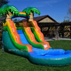 Kids Bounce Castle Giant Commercial Inflatable Water Slide with Pool