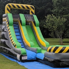 Green River Slide,Commercial inflatable water slide with pool