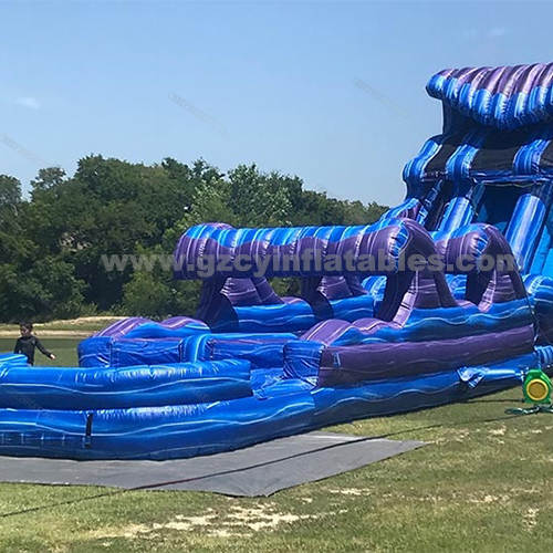Giant backyard inflatable garden activity water slide inflatable slide water park