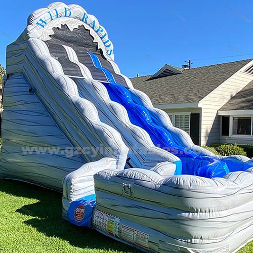 Avalanche Curve Water Slide, Pvc Inflatable Slides For Sale