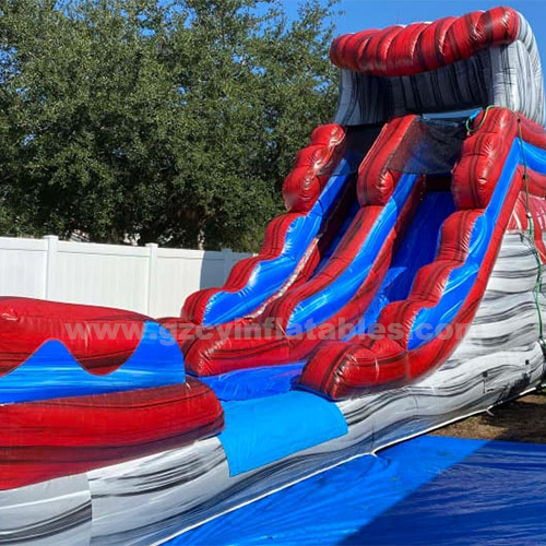 inflateble Lava wet/dry slide