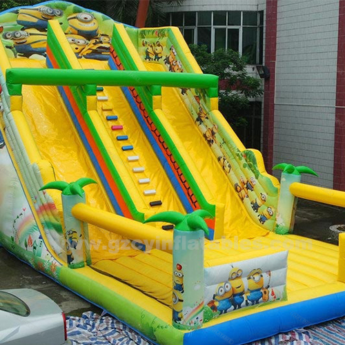 Inflatable Jungle Slide Inflatable Trampoline Kids Giant Slide