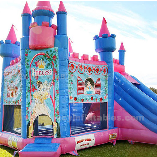 Princess Castle Combo Commercial Bounce House
