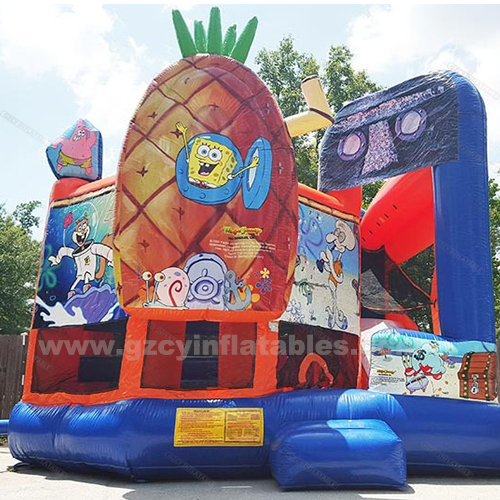 Inflatable Combo Bounce House Jumping Slide