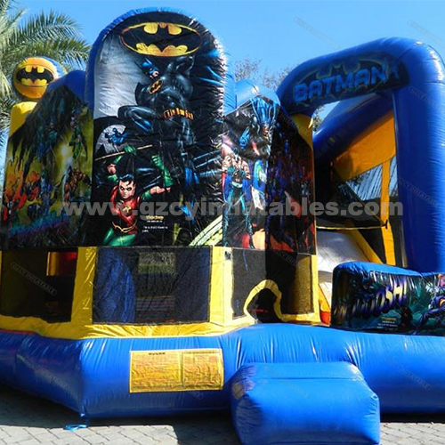 Batman Inflatable Combo Bounce Castle with Slide