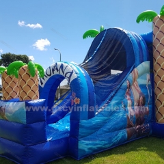Moana Inflatable Combo Bounce House with Slide
