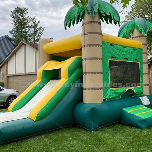 Tropical Combo Slide, inflatable jump bounce house inflatable bouncer castle