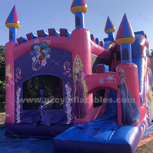 Princess Inflatabale Combo Jumping Castle Bounce Slide Playground