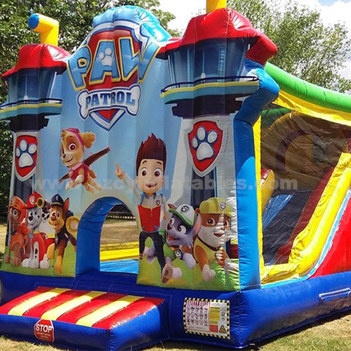 Paw Patrol Inflatable Combo Bouncy Castle Slide