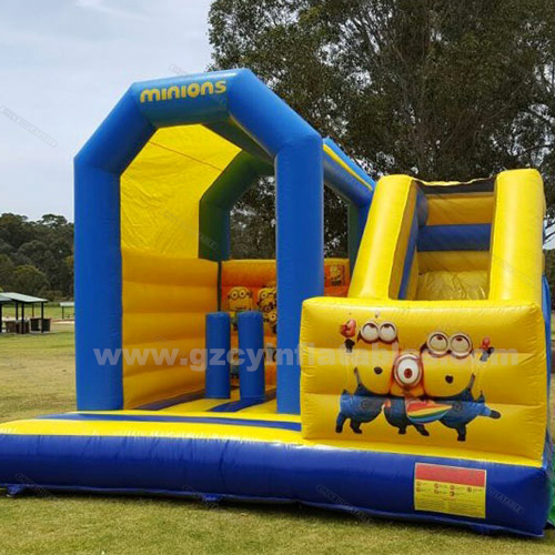 Minions Inflatable Kids Commercial Grade Bounce Play Castle with Slide
