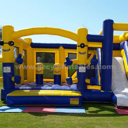Minions Inflatable Combo Bouncy Castle with Slide