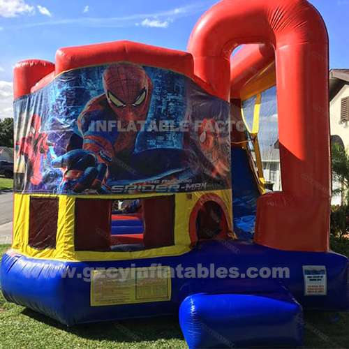 Spiderman Inflatable Combo Castle