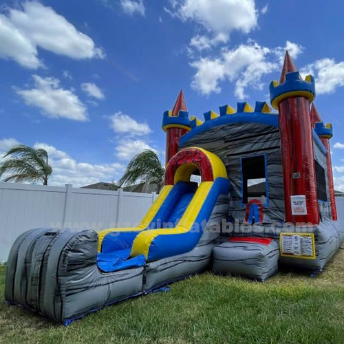 Mini Rock Inflatable Castle Bouncer Combo Slide