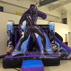 Black Panther Bouncer Combo Jumping Castle Slide