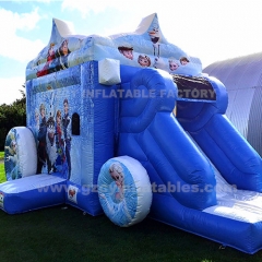 Frozen Inflatable Combo Kids Bounce Slide