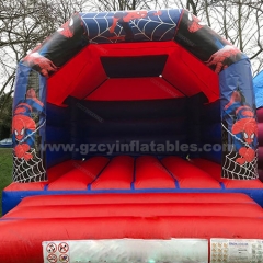 Commercial Inflatable Trampoline Spiderman Castle