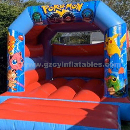 Pokemon Large Castle Jumping Castle