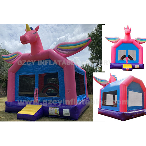 kids unicorn bounce house/inflatable castle/bouncy castle