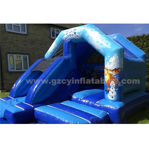 Inflatable Frozen Kids Party Bouncy Castle Inflatable Princess Moon Walk Castle
