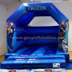 Frozen Princess Trampoline Blue Inflatable Bounce House ,Inflatable jumping bouncy castle
