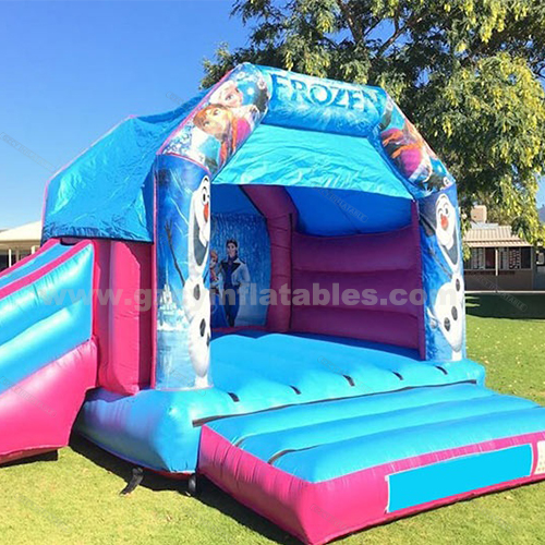 Frozen Bouncer House Jumping Combo with Slide Castle
