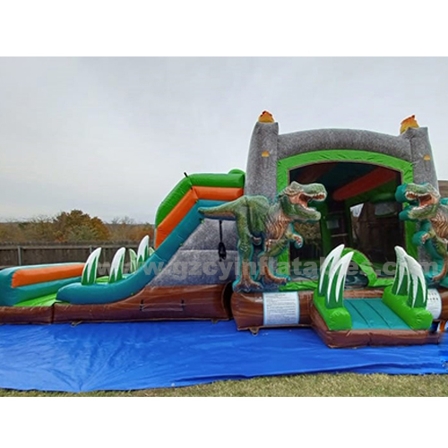 Dinosaur Bounce House Slide Combo Castle