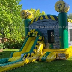 Toxic Inflatable Wet Combo Bouncer Slide