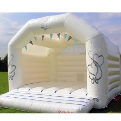 Inflatable White Wedding Bounce House Inflatable Bouncer Bouncy Castle