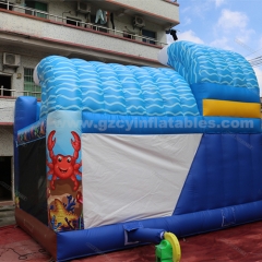 Children's Party Castle Bounce House Commercial Inflatable Sea World Inflatable Castle with Slides