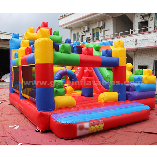 Commercial Outdoor Jumping Castle Playground Obstacle Race Children Inflatable Trampoline Combination