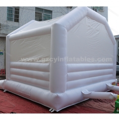 White Outdoor Business Wedding Inflatable PVC Castle Inflatable Bounce House Castle