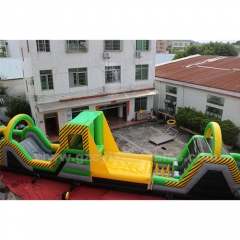 Giant Outdoor Inflatable Obstacle Race Playground Equipment Inflatable Castle