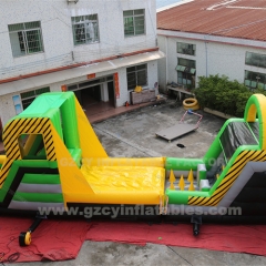 Giant Outdoor Inflatable Obstacle Race Playground Equipment Inflatable Castle