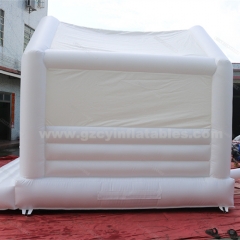 White Outdoor Business Wedding Inflatable PVC Castle Inflatable Bounce House Castle