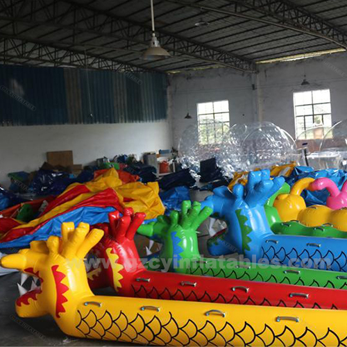 Inflatable water game equipment inflatable dragon boat banana boat