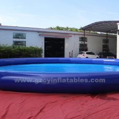 Inflatable round swimming pool outdoor large round pool for kids and adults