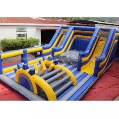 Commercial Inflatable Jumping Castle Children's Game Obstacle Race with Slides