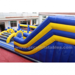 Inflatable Slide Trampoline Obstacle Course Slide Combo Kids Inflatable Obstacle Game